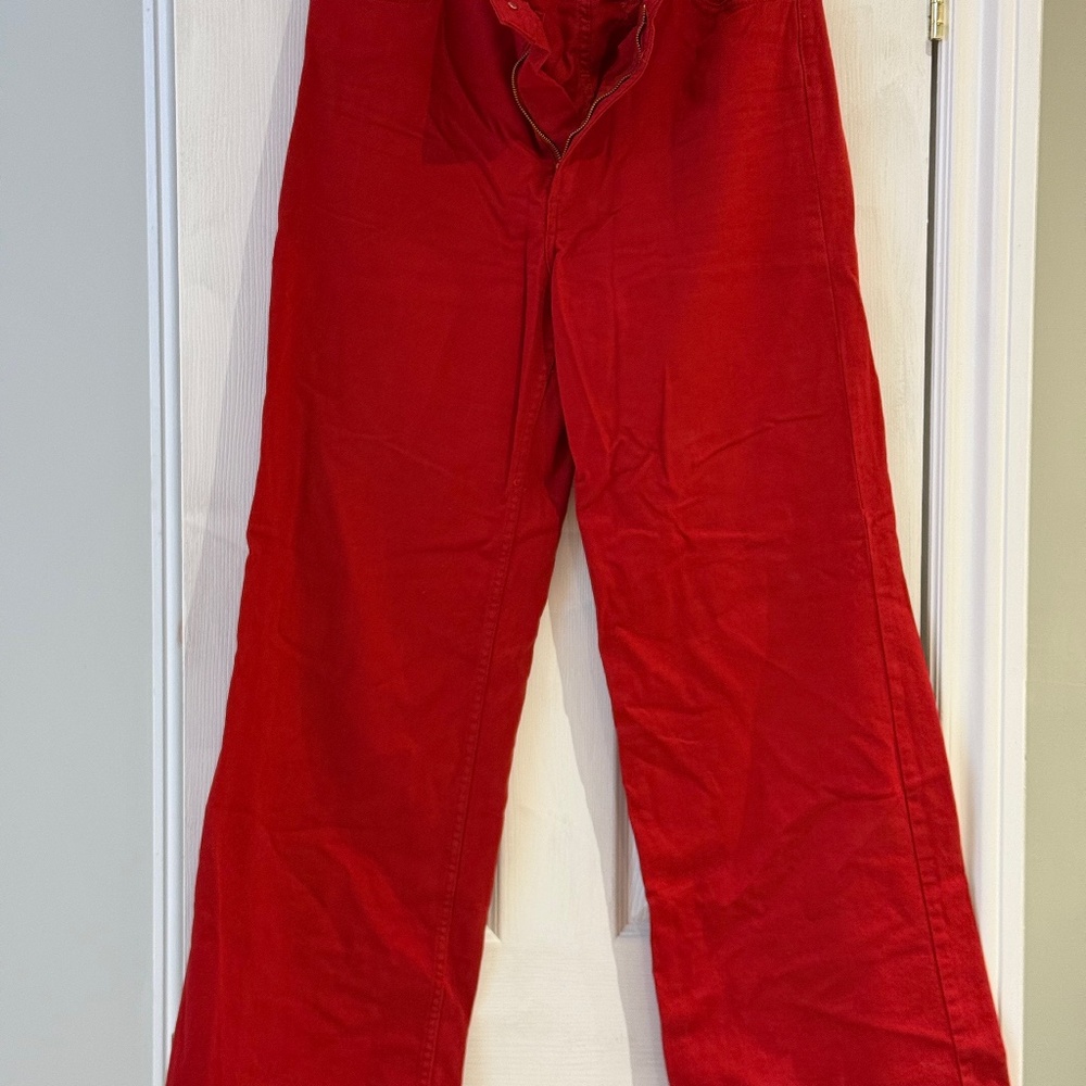 H & M Divided, Red wide leg - Picture 2 of 3